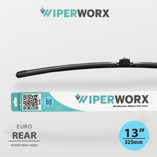 Wiper Worx Rear Euro Wiper 13" / 325mm