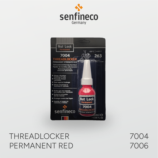 Threadlocker permanent red 7004/7006