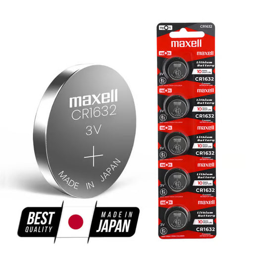 Maxell CR1632 Battery 5 Pack